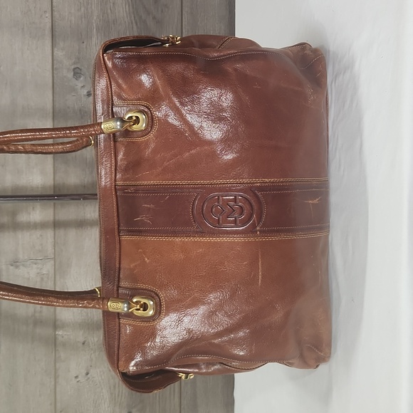 Marino Orlandi Brown Italian Leather Shoulder Bag - Picture 2 of 12